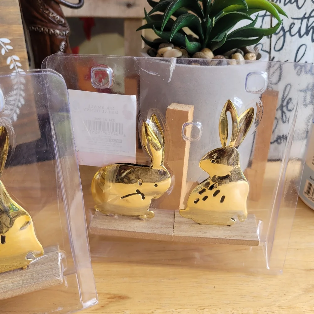 2 Set of Target Bullseye Bunnies